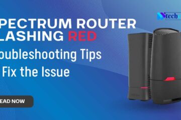 Spectrum router flashing red