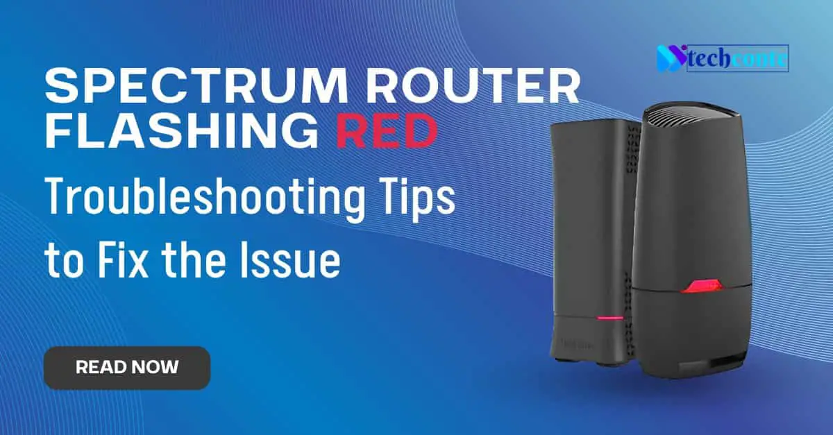 Spectrum Router Flashing Red