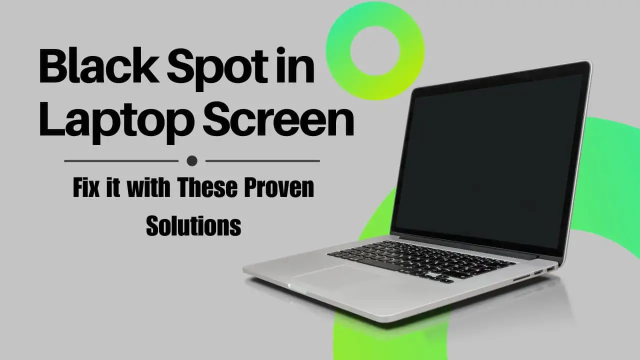 Black Spot in Laptop Screen