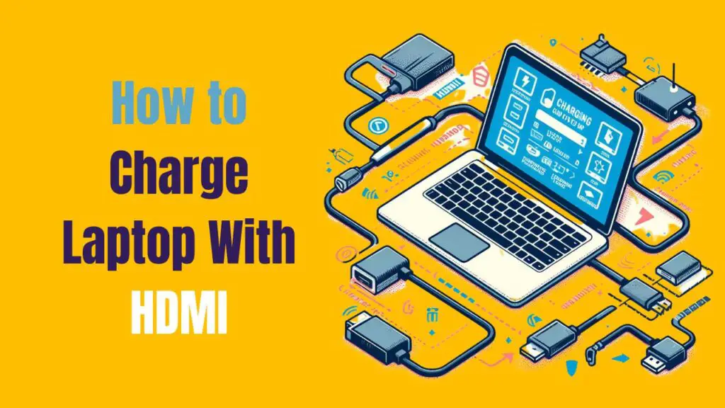 How to charge laptop with hdmi