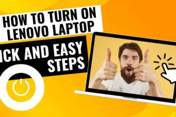 How to turn on lenovo laptop